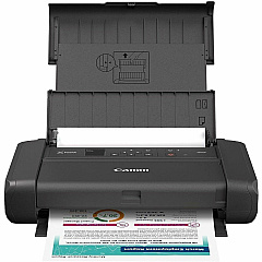Canon PIXMA TR160 Portable Wired/Wireless Inkjet Printer - Color