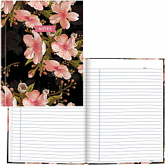 Blueline Cherry Tree Lane Notebook 192 Pages - Ruled Margin - 9 1/4" x 7 1/4" Sheet Size - Cherry Tree Lane Cover - Smooth, Hard Cover, Sturdy, Self-adhesive Tab, Index Sheet, Acid-free Paper, Durable - Recycled - 1 Each (A901) Blueline Cherry Tree Lane Notebook 192 Pages - Ruled Margin - 9 1/4" x 7 1/4" Sheet Size - Cherry Tree Lane Cover - Smooth, Hard Cover, Sturdy, Self-adhesive Tab, Index Sheet, Acid-free Paper, Durable - Recycled - 1 Each (A901)