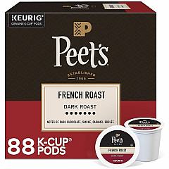 Peet's Coffee Peet's K-Cup French Roast Coffee Compatible with Keurig Brewer - Dark - 22 K-Cup - K-Cup - French Roast - 4 / Carton (2405CT) Peet's Coffee Peet's K-Cup French Roast Coffee Compatible with Keurig Brewer - Dark - 22 K-Cup - K-Cup - French Roast - 4 / Carton (2405CT)