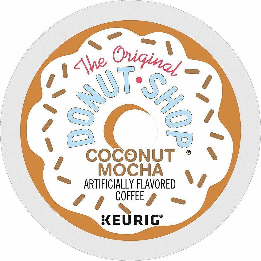The Original Donut Shop K-Cup, Pod Coconut Mocha Compatible with Keurig Brewer - Medium - 24 K-Cup - K-Cup, Pod - Coconut Mocha - 4 / Carton (6248CT)