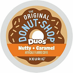 The Original Donut Shop® K-Cup, Pod Duos Nutty + Caramel Coffee Compatible with Keurig K-Cup Brewer - Medium - 24 K-Cup - K-Cup, Pod - Nutty + Caramel, Toasted Nut, Buttery Caramel - 4 / Carton (7476CT) The Original Donut Shop® K-Cup, Pod Duos Nutty + Caramel Coffee Compatible with Keurig K-Cup Brewer - Medium - 24 K-Cup - K-Cup, Pod - Nutty + Caramel, Toasted Nut, Buttery Caramel - 4 / Carton (7476CT)