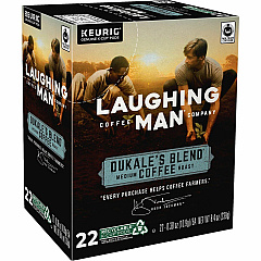 Laughing Man Coffee LAUGHING MAN K-Cup Dukale's Blend Coffee Compatible with Keurig K-Cup Brewer - Medium - 22 K-Cup - K-Cup - Dukale's Blend - Kosher - 4 / Carton (8338CT) Laughing Man Coffee LAUGHING MAN K-Cup Dukale's Blend Coffee Compatible with Keurig K-Cup Brewer - Medium - 22 K-Cup - K-Cup - Dukale's Blend - Kosher - 4 / Carton (8338CT)