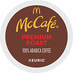 McCafe McCafé® K-Cup Premium Roast Coffee Compatible with Keurig K-Cup Brewer - Medium - 24 K-Cup - K-Cup - Premium Roast - 4 / Carton (8037CT) McCafe McCafé® K-Cup Premium Roast Coffee Compatible with Keurig K-Cup Brewer - Medium - 24 K-Cup - K-Cup - Premium Roast - 4 / Carton (8037CT)