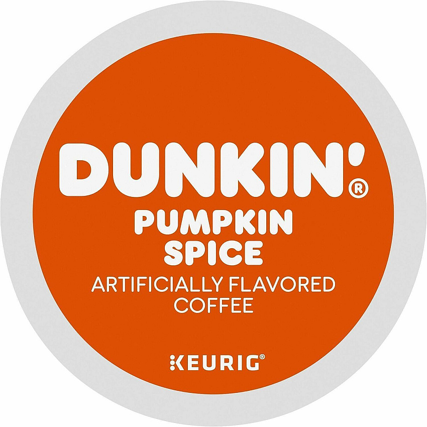 Dunkin Donuts Dunkin' Donuts&reg; K-Cup Pumpkin Spice Coffee Compatible with Keurig K-Cup Brewer - Medium - 22 K-Cup - K-Cup - Pumpkin Spice - 4 / Carton (7596CT)