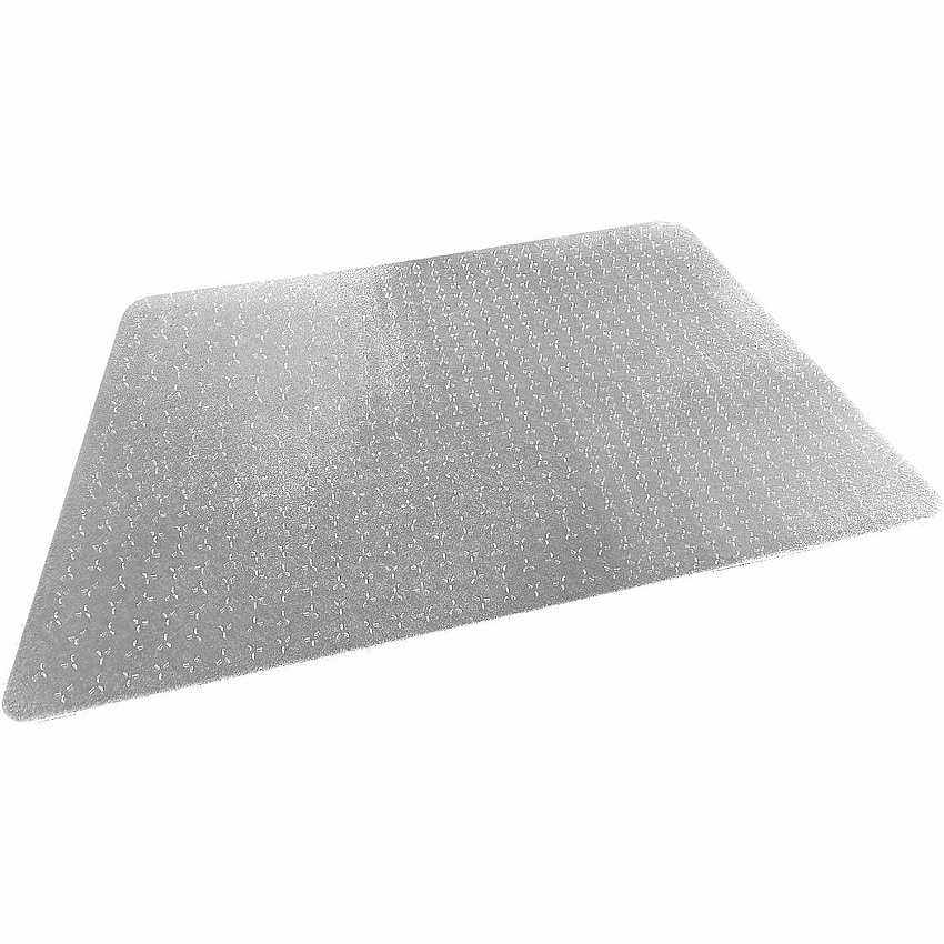 Floortex Cleartex TrYlok Chair Mat Carpeted Floor, Chair, Indoor, Low Pile - 53" Length x 45" Width - Rectangular - Clear - 1 Each (NRCMFLVT0005)