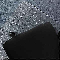 Floortex Cleartex TrYlok Chair Mat Carpeted Floor, Chair, Indoor, Low Pile - 47" Length x 35" Width - Rectangular - Clear - 1 Each (NRCMFLVT0002) Floortex Cleartex TrYlok Chair Mat Carpeted Floor, Chair, Indoor, Low Pile - 47" Length x 35" Width - Rectangular - Clear - 1 Each (NRCMFLVT0002)
