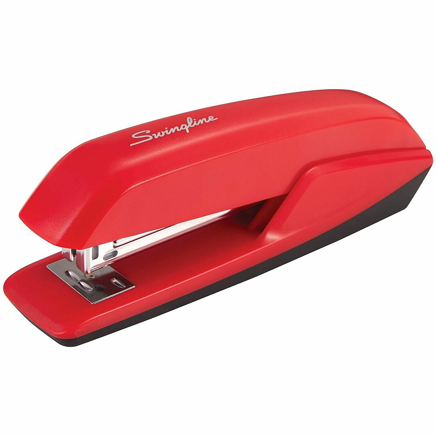 Swingline 545 Standard Desktop Stapler Staples Upto 20 Sheet - Rio Red - 1 Each (54510)