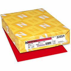 Astrobrights Colored Paper Letter - 8 1/2" x 11 ft - 24 lb Basis Weight - Heavyweight, Acid-free, Lignin-free - Red - 500 Sheets - 10 / Carton (22551CT) Astrobrights Colored Paper Letter - 8 1/2" x 11 ft - 24 lb Basis Weight - Heavyweight, Acid-free, Lignin-free - Red - 500 Sheets - 10 / Carton (22551CT)