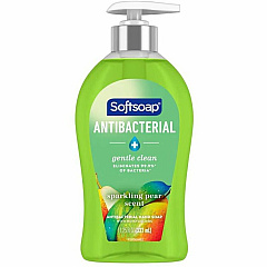Softsoap Antibacterial Soap Pump Sparkling Pear Scent - 11.25 fl oz - Pump Bottle Dispenser - Bacteria Remover - Hand, Skin - Moisturizing - Antibacterial - Green - Paraben-free, Phthalate-free - 6 / Carton (US07326ACT) Softsoap Antibacterial Soap Pump Sparkling Pear Scent - 11.25 fl oz - Pump Bottle Dispenser - Bacteria Remover - Hand, Skin - Moisturizing - Antibacterial - Green - Paraben-free, Phthalate-free - 6 / Carton (US07326ACT)