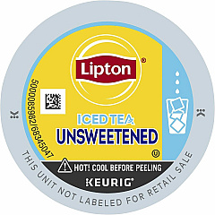 Lipton® Unsweetened Iced Black Tea Black Iced Tea K-Cup, Pod Compatible with Keurig Brewer - 24 K-Cup - Caffeinated - 4 / Carton (0543CT) Lipton® Unsweetened Iced Black Tea Black Iced Tea K-Cup, Pod Compatible with Keurig Brewer - 24 K-Cup - Caffeinated - 4 / Carton (0543CT)