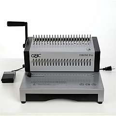 GBC CombBind CB25E Pro Punch/Bind Machine CombBind - 500 Sheet(s) Bind - 25 Punch - 9.9" Height x 15.4" Width x 13.9" Depth - Gray - 1 Each (200002) GBC CombBind CB25E Pro Punch/Bind Machine CombBind - 500 Sheet(s) Bind - 25 Punch - 9.9" Height x 15.4" Width x 13.9" Depth - Gray - 1 Each (200002)