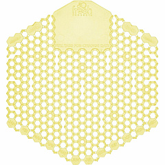Fresh Products Wave 3D Urinal Screen Lasts upto 30 Days - Odor Control, Dual Sided Design - 10/Box - 6 / Carton - Citrus (3WDS60CITCT)