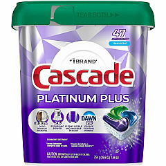 Cascade Platinum Plus ActionPacs For Multipurpose - Fresh Scent - Recommended For: Residue Remover, Dried-on Food Remover, Grease Remover, Food Remover - Enzyme Activated - Purple - 47 / Pack (15793) Cascade Platinum Plus ActionPacs For Multipurpose - Fresh Scent - Recommended For: Residue Remover, Dried-on Food Remover, Grease Remover, Food Remover - Enzyme Activated - Purple - 47 / Pack (15793)