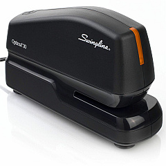 Swingline Optima 30 Electric Stapler Staples Upto 30 Sheet - Full Strip - Staple Size:  - 23/0.24" - Black - Plastic - 1 Each (42150)