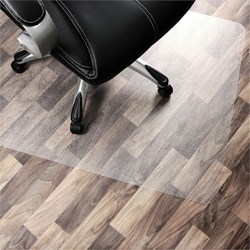 Floortex Cleartex Unomat Chair Mat Hard Floor, Commercial, Low Pile, Carpet, Chair - Clear - 1 Each (NRCMFLPD0004)