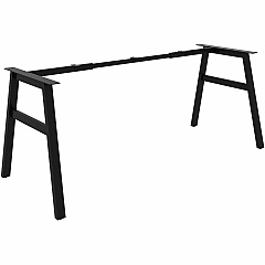 Lorell Table Base Powder Coated A-shaped, Black Base - 28.50" Height x 71.60" Width x 29.10" Depth - Metal Base Material - 1 Each (LLR16287)