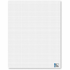 FranklinCovey Geographics Royal Brites Gridboard Poster Board Project, Sign, Presentation, Chart - 22" Width x 28" Depth - Grid - White - 24 / Carton (72709F)