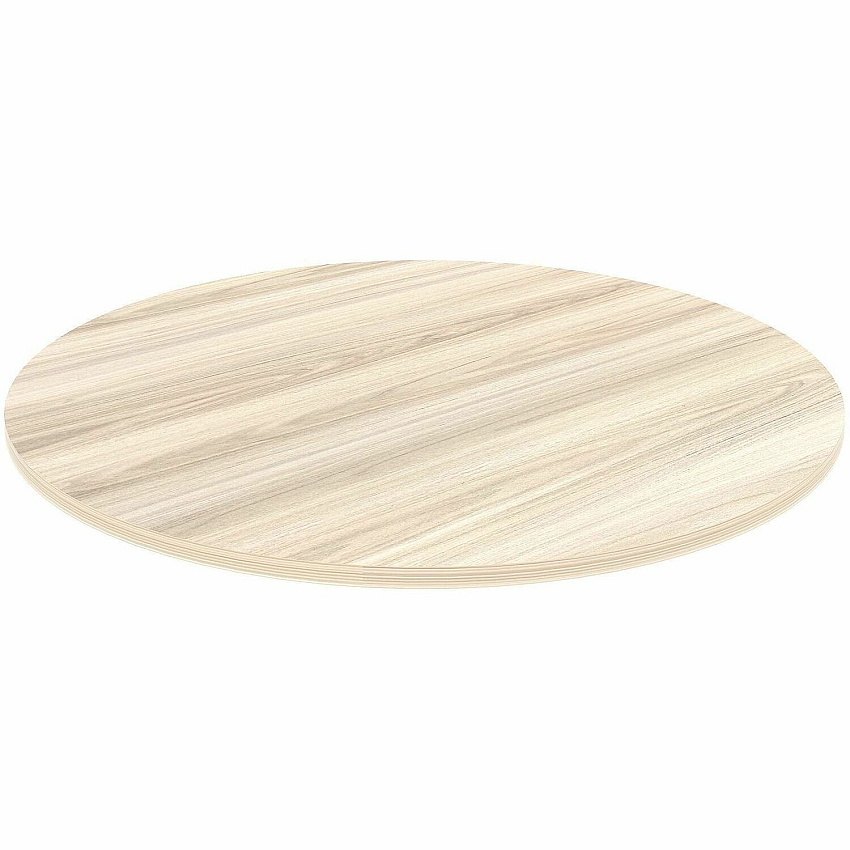 Lorell Essentials Hospitality/Conference Round Table Top Round Top - Assembly Required - Modern Elm - 1 Each (LLR66361)