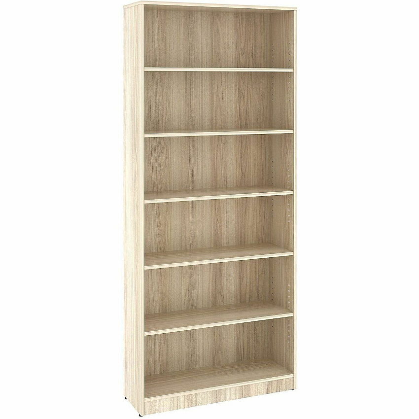 Lorell Sturdy 6-Shelf Bookcase 6 x Shelf(ves) - Modern Elm - Assembly Required - 1 Each (LLR66344)