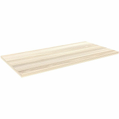 Lorell Multi-Purpose Tabletop Laminated Rectangle Top - 24" Table Top Width x 48" Table Top Depth x 1" Table Top Thickness - 1" Height - Training, Multipurpose - Assembly Required - Modern Elm - Particleboard Top Material - 1 Each (LLR66355)