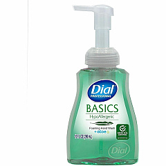 Dial Professional Basics HypoAllergenic Foam Hand Soap 10 fl oz - Pump Dispenser - Hand, Commercial, Healthcare, School, Office, Restaurant, Daycare - Clear - 1 Each (35432) Dial Professional Basics HypoAllergenic Foam Hand Soap 10 fl oz - Pump Dispenser - Hand, Commercial, Healthcare, School, Office, Restaurant, Daycare - Clear - 1 Each (35432)