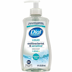 Dial Professional Scent-Free Sensitive Antibac. Hand Soap Fragrance-free Scent - 11 fl oz - Pump Dispenser - Bacteria Remover - Hand, Skin - Antibacterial - Clear - Cruelty-free - 1 Each (35476) Dial Professional Scent-Free Sensitive Antibac. Hand Soap Fragrance-free Scent - 11 fl oz - Pump Dispenser - Bacteria Remover - Hand, Skin - Antibacterial - Clear - Cruelty-free - 1 Each (35476)