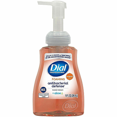 Dial Professional Antibacterial Defense Foaming Handwash Spring Water Scent - 10 fl oz - Pump Dispenser - Bacteria Remover - Hand, Household - Antibacterial - Orange - Sulfate-free, Paraben-free, Phthalate-free, Silicone-free, Cruelty-free - 8 / (35446CT)