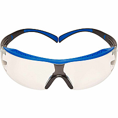 3M SecureFit Protective Eyewear Eye, Fog, Impact, UVA, UVB, Debris, UVC Protection - Polycarbonate - Blue, Gray - Clear Lens - Anti-fog, Impact Resistant, Self Adjustable, Snug Fit, Removable, Comfortable - 1 Each (SF401XSGAFBL) 3M SecureFit Protective Eyewear Eye, Fog, Impact, UVA, UVB, Debris, UVC Protection - Polycarbonate - Blue, Gray - Clear Lens - Anti-fog, Impact Resistant, Self Adjustable, Snug Fit, Removable, Comfortable - 1 Each (SF401XSGAFBL)