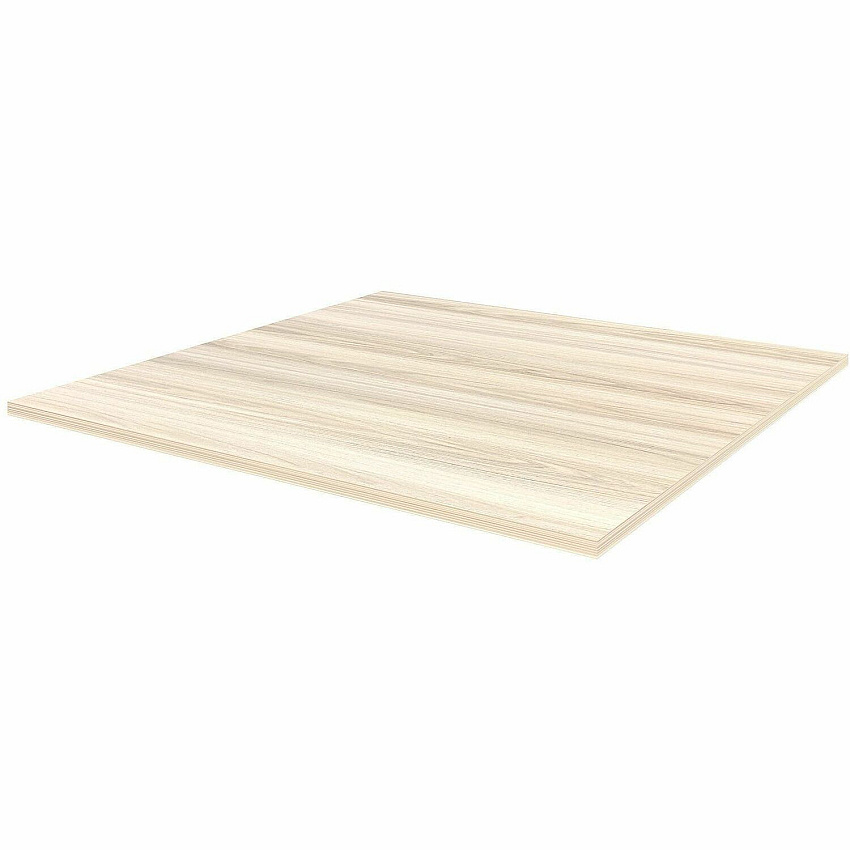 Lorell Essentials Modular Conference Table Adder Top 1" Height x 47" Width x 47" Depth - Band Edge - Finish: Modern Elm - Laminate, Melamine Table Top - Modular, Eco-friendly - For Conference Table, Meeting, Office - 1 Each (LLR16345)