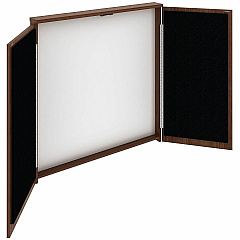 Lorell Dry-Erase Whiteboard Presentation Cabinet Melamine Surface - Hinged Door, Laminated, Door - Assembly Required - 1 Each (LLR69899) Lorell Dry-Erase Whiteboard Presentation Cabinet Melamine Surface - Hinged Door, Laminated, Door - Assembly Required - 1 Each (LLR69899)