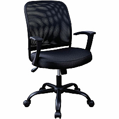 NuSparc Soho Mesh-Back Task Chair with Fixed Arms (FCH302MFFBK) NuSparc Soho Mesh-Back Task Chair with Fixed Arms (FCH302MFFBK)