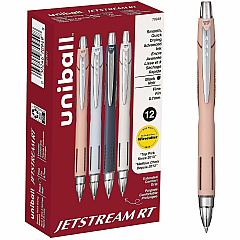 uni-ball uniball™ Jetstream RT Retract Ballpoint Pens 0.7 mm Fine Pen Point - Retractable - Black Ink - Hybrid - Writing, Drawing, Project - 12 / Dozen (70949) uni-ball uniball™ Jetstream RT Retract Ballpoint Pens 0.7 mm Fine Pen Point - Retractable - Black Ink - Hybrid - Writing, Drawing, Project - 12 / Dozen (70949)
