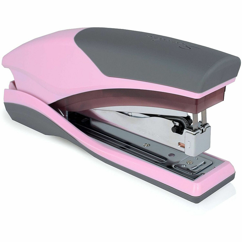 Swingline Optima 25 Reduced Effort Stapler Staples Upto 25 Sheet - Holds Upto 210 Staple - Full Strip - Pink - Plastic, Metal - 1 Each (66401)