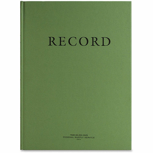 United Book Press Multipurpose Record Book Green - 1 Each (753002223525)