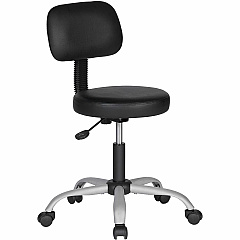 NuSparc Anti-Microbial PVC Stool with Seat Back (FCH204VNBK) NuSparc Anti-Microbial PVC Stool with Seat Back (FCH204VNBK)