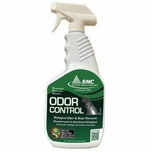 Rochester Midland RMC PRS Odor Control For Carpet, Pet, Garbage - 8.5 pH - Lavender Scent - Recommended For: Pet Urine Odor Remover, Stain Remover, Smoke Film Remover - Hazy Amber - 1 Each (11905014)
