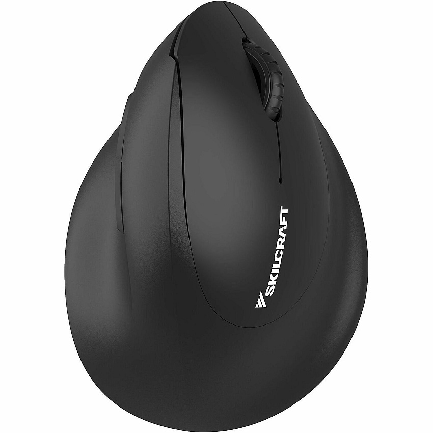 SKILCRAFT&reg; 2.40GHz and Bluetooth Wireless Vertical Computer Mouse (410773)