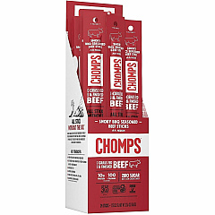 CHOMPS Beef Jerky Sticks Barbeque - 1.15 oz - 24 / Pack (CB24)