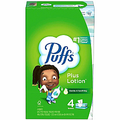 Puffs Plus Lotion Facial Tissue White - 24 / Carton (58600)
