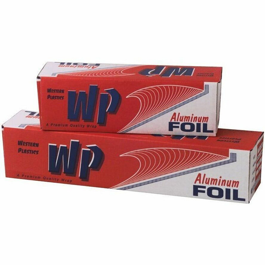 WP Foodservice Aluminum Foil 12" Width x 500 ft Length - Sturdy, Heavy Duty - Aluminum Foil - Silver - 1 Each (226)