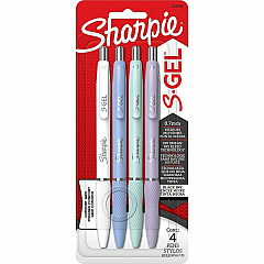Sharpie S-Gel, Trending Colors, Medium Point (0.7mm) 0.7 mm Medium, Bold Pen Point - Retractable - Black Ink - Gel-based - Assorted Plastic Barrel - Writing, Home, School, Office - 4 / Pack (2220963) Sharpie S-Gel, Trending Colors, Medium Point (0.7mm) 0.7 mm Medium, Bold Pen Point - Retractable - Black Ink - Gel-based - Assorted Plastic Barrel - Writing, Home, School, Office - 4 / Pack (2220963)