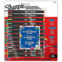 Sharpie Creative Markers Water Based, Acrylic Based - Multipurpose - 12 / Pack (2212829) Sharpie Creative Markers Water Based, Acrylic Based - Multipurpose - 12 / Pack (2212829)