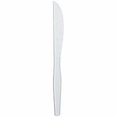 Karat Knife, Med-Heavy Weight/White Knife - Knife - Restaurant, Cafeteria - Plastic, Polystyrene - White - 1000 / Carton (U2051W) Karat Knife, Med-Heavy Weight/White Knife - Knife - Restaurant, Cafeteria - Plastic, Polystyrene - White - 1000 / Carton (U2051W)
