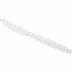 Karat Wrapped Knife, Heavy-Weight/White Knife - Knife - Restaurant, Cafeteria - Polypropylene Plastic - White - 1000 / Carton (U3531W) Karat Wrapped Knife, Heavy-Weight/White Knife - Knife - Restaurant, Cafeteria - Polypropylene Plastic - White - 1000 / Carton (U3531W)