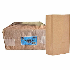 AJM #12 Extra Heavy-Duty Kraft Paper Grocery Bags #12 - Natural Kraft - Paper - Grocery, Supplies - 500 / Carton (GBN112G5CEHE)