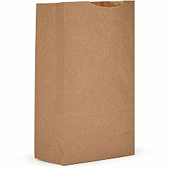 AJM #2 Extra Heavy-Duty Kraft Paper Grocery Bags #2 - Natural Kraft - Paper - Grocery, Supplies - 500 / Carton (GBN102G5CEHE)