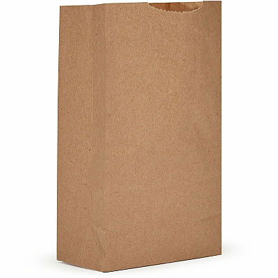 AJM #2 Extra Heavy-Duty Kraft Paper Grocery Bags #2 - Natural Kraft - Paper - Grocery, Supplies - 500 / Carton (GBN102G5CEHE)