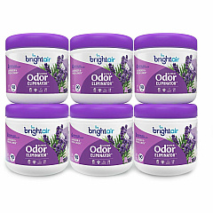 Bright Air Super Odor Eliminator Air Freshener Gel - 14 fl oz (0.4 quart) - Lavender, Fresh Linen - 90 Day - Odor Neutralizer, Phthalate-free, Triclosan-free, BHT Free, Cruelty-free - 6 / Carton (901325CT) Bright Air Super Odor Eliminator Air Freshener Gel - 14 fl oz (0.4 quart) - Lavender, Fresh Linen - 90 Day - Odor Neutralizer, Phthalate-free, Triclosan-free, BHT Free, Cruelty-free - 6 / Carton (901325CT)