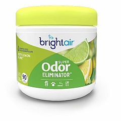 Bright Air Super Odor Eliminator Air Freshener Gel - 14 fl oz (0.4 quart) - Zesty Lemon & Lime - 90 Day - Odor Neutralizer, Phthalate-free, Triclosan-free, BHT Free, Cruelty-free - 1 Each (901292) Bright Air Super Odor Eliminator Air Freshener Gel - 14 fl oz (0.4 quart) - Zesty Lemon & Lime - 90 Day - Odor Neutralizer, Phthalate-free, Triclosan-free, BHT Free, Cruelty-free - 1 Each (901292)