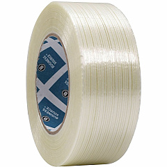 Business Source Filament Tape 60 yd Length x 2" Width - 3" Core - White - Film (Fiberglass Reinforced) Backing - 1 Roll (BSN64026)